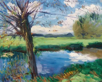 River Bank Near Oxford