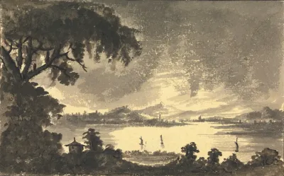 River Forth With The Town And Castle Of Stirling In The Distance
