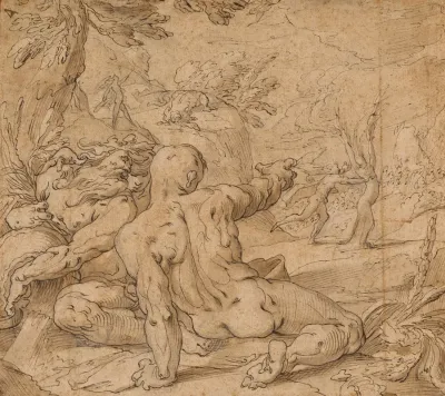 River Gods Watching Apollo Pursuing Daphne