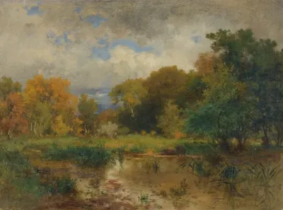 River Landscape Near Lundenburg