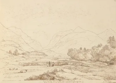 River Laune From The High Road From Killarney Aghadoe 6 September 1841