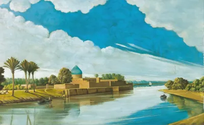 River Scene On The Banks Of The Tigris
