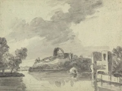 River View With Ruins