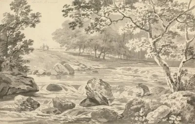 River With Angler