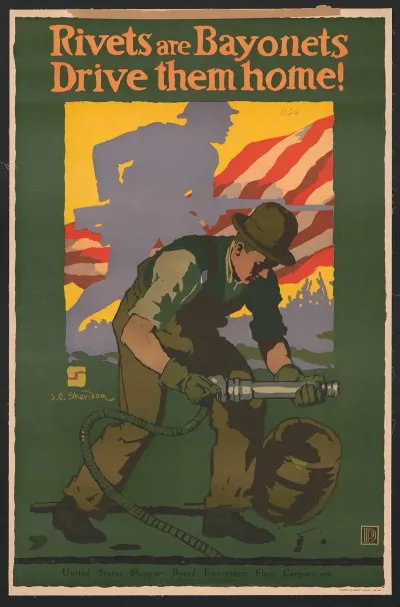 Rivets Are Bayonets Drive Them Home