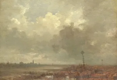 Riviergezicht Bij Avond
