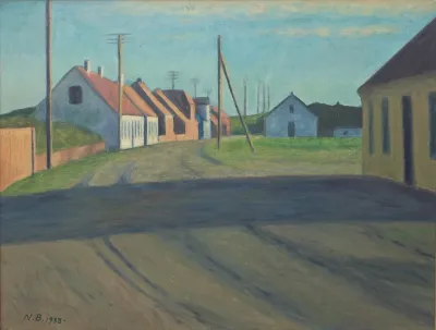Road In A Small Town Strande