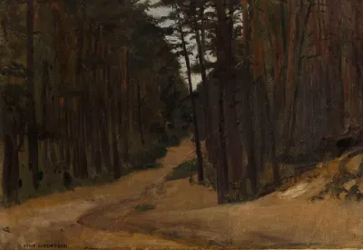 Road In The Forest Sketch