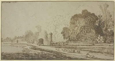Road Leading To A Village