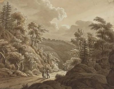 Road Through The Woods Near Kresselbach