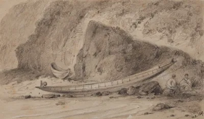Road To Wellington And Canoe In Common Use