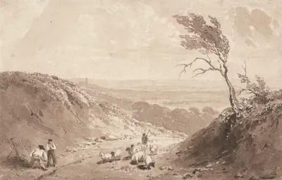 Road Workers Near Lillebonne