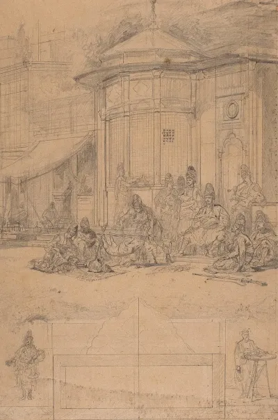 Roasting Mutton On Konstantynopola Street