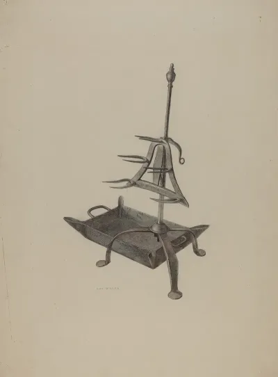 Roasting Stand With Drip Pan