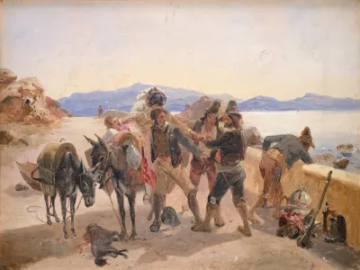 Robbers Attacking Travellers