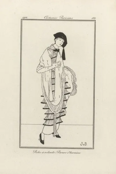 Robe A Volants Parure Dhermine 2