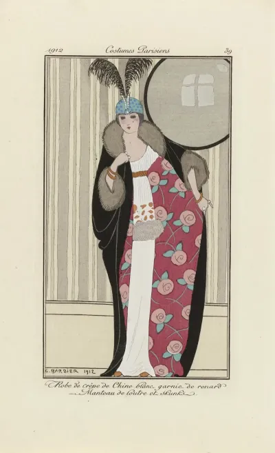 Robe De Crepe De Chine Blanc