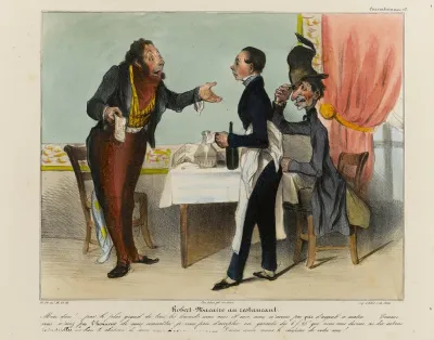 Robert Macaire Au Restaurant
