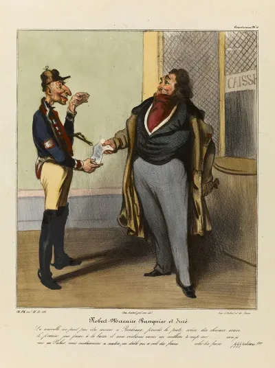 Robert Macaire Banquier Et Jure
