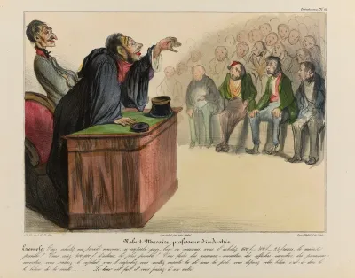 Robert Macaire Professeur Dindustrie