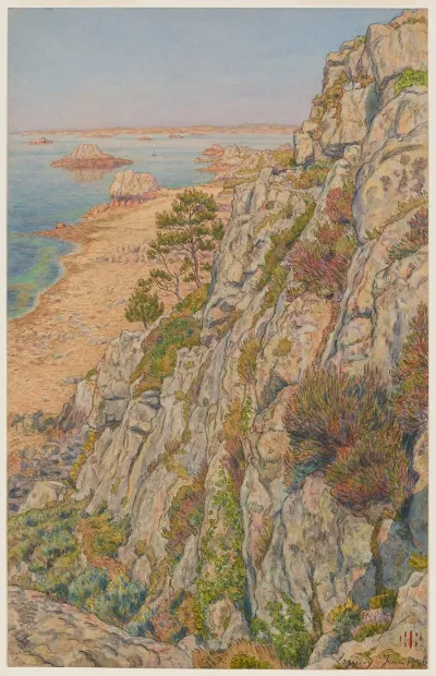 Roc Neveu La Falaise De Loiseau Loguivy