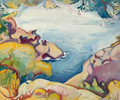 Rochers Et Mer Lestaque