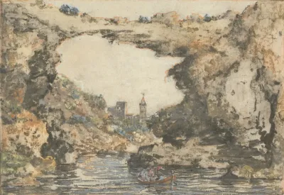 Rock Bridge At The Scuola Di Virgilio