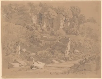 Rock Caves In Ariccia