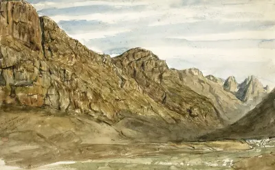 Rock Cliffs Along The Romanche
