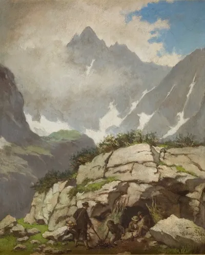 Rock Refuge Of Reverend Stolarczyk In The Tatra Mountains