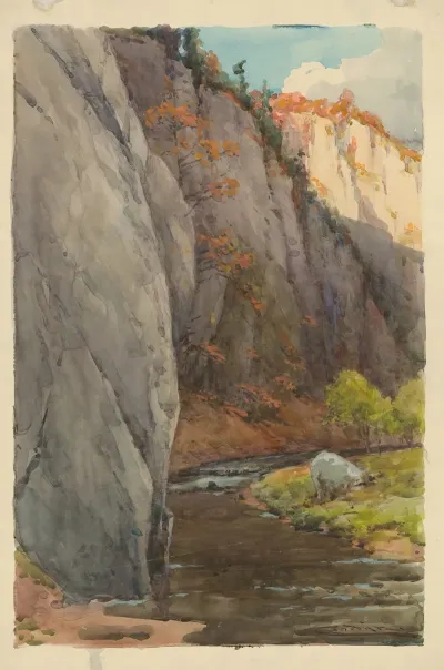 Rocks Above The Brook