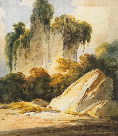 Rocks And Overgrown Masonry Bengal
