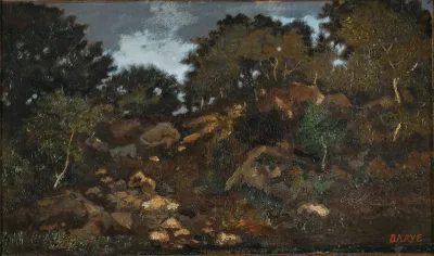 Rocks In Fontainebleau Forest