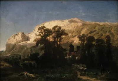 Rocky Landscape In Marche Les Dames