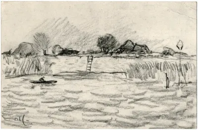 Roeibootje Op Een Meer