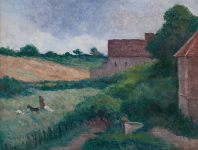 Rolleboise Les Fermes Ou La Chevriere Et La Fermiere Pres Du Puits