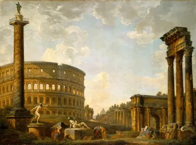 Roman Capricciothe Colosseum And Other Monuments