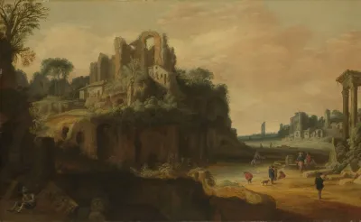 Roman Landscape With Ruins