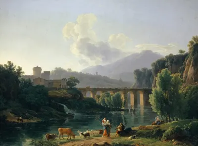 Roman Landscape With Viaduct