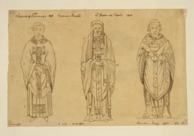 Roman Priests Church Of St Lorenzo 1410 St Maria Del Popolo 1400