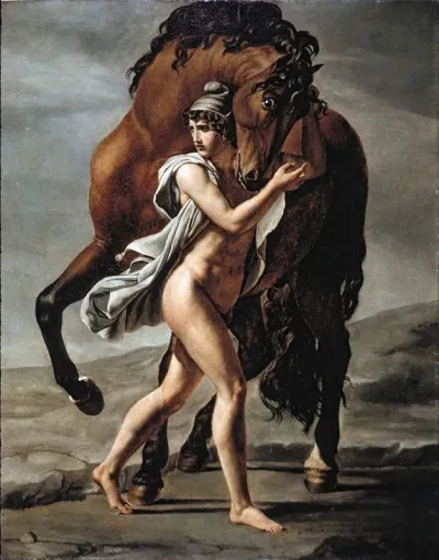 Roman Youth With Horse