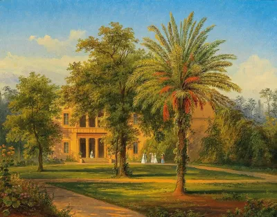 Rome A View Of Villa Torlonia