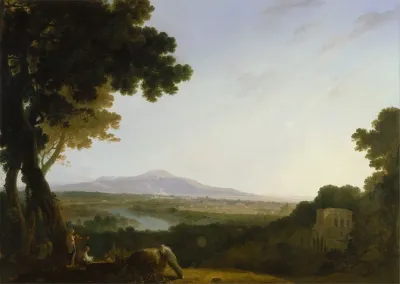 Rome From The Villa Madama