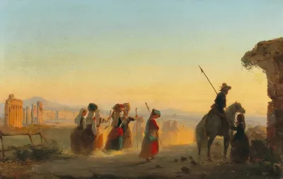 Rome The Via Appia At Dawn 2