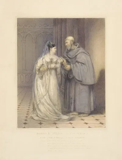 Romeo And Juliet Act Iv Scene I Juliet Miss F Kemble Friar Laurence