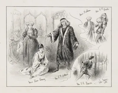 Romeo And Juliet By The Agamemnon Club 1881 Imperial Theatre Mr F R Benson As Romeo