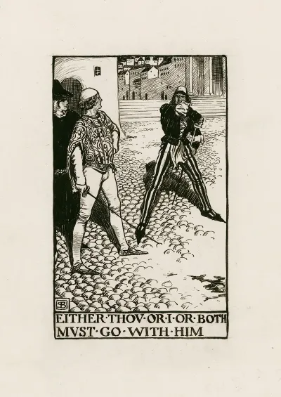 Romeo And Juliet Either Thou Or I Or Both Must Go With Him Act Iii Scene I