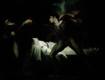 Romeo Stabs Paris At The Bier Of Juliet