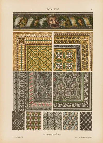 Romisch Mosaik Fussboden