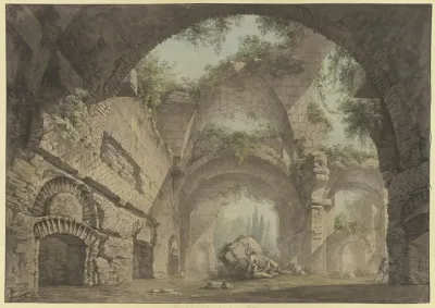 Romische Ruinenhalle Die Konstantinsbasilika